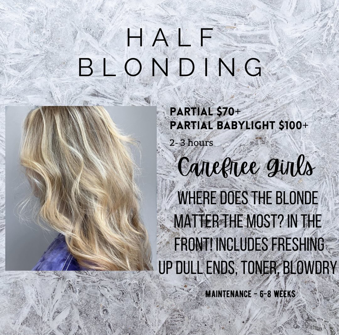 Half Blonding